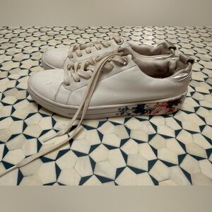 Ted Baker Women's White Floral Sneakers